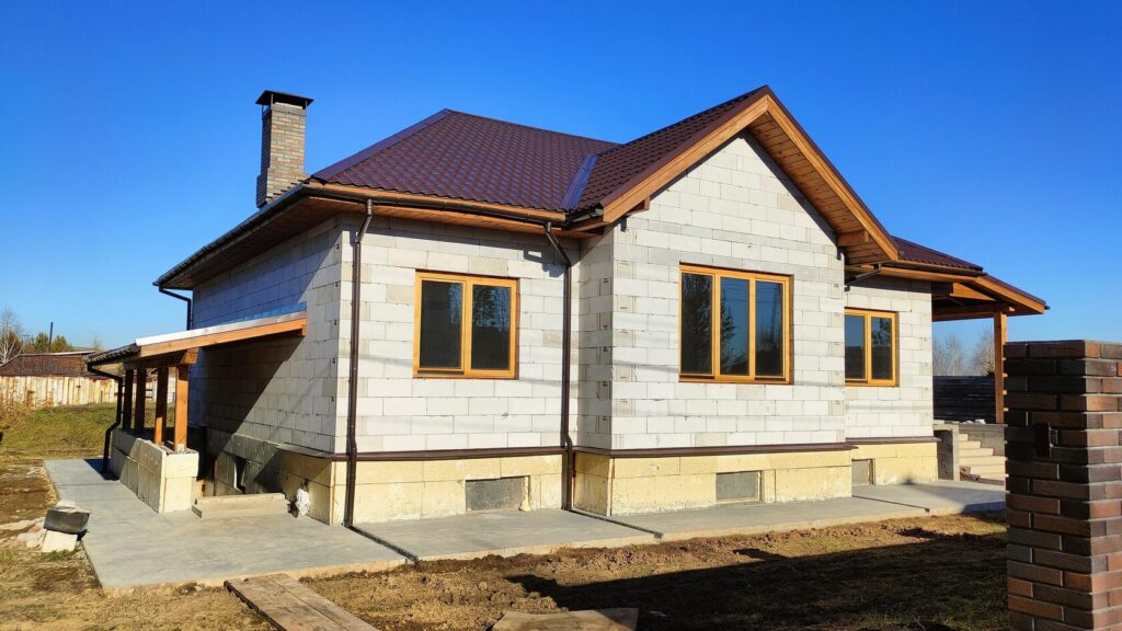 Строительство частных домов из газобетона